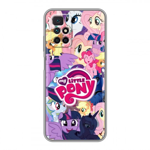 Дизайнерский силиконовый чехол для Xiaomi Redmi 10 My little pony Дружба чудо