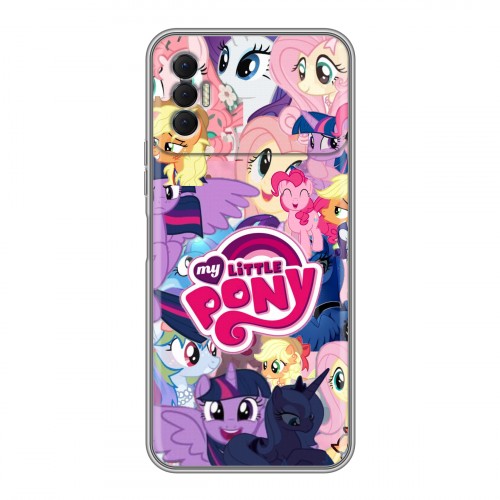 Дизайнерский силиконовый чехол для Tecno Spark 8P My little pony Дружба чудо