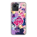 Дизайнерский силиконовый чехол для Realme C30 My little pony Дружба чудо