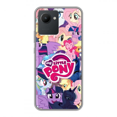 Дизайнерский силиконовый чехол для Realme C30 My little pony Дружба чудо