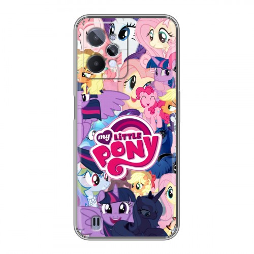 Дизайнерский силиконовый чехол для Realme C31 My little pony Дружба чудо