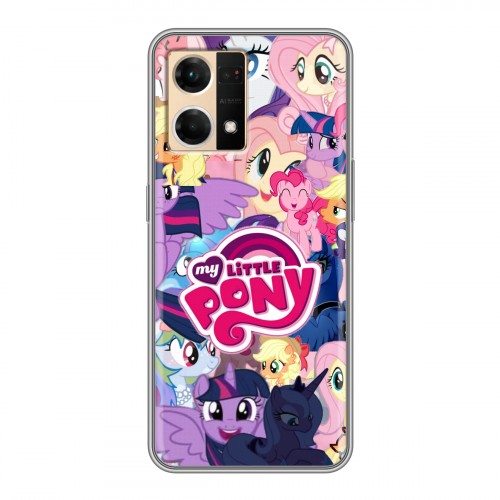Дизайнерский силиконовый чехол для OPPO Reno7 My little pony Дружба чудо