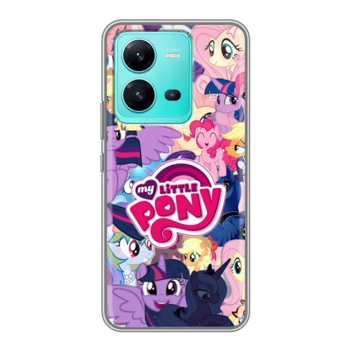Дизайнерский пластиковый чехол для Vivo V25 My little pony Дружба чудо