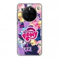 Дизайнерский силиконовый с усиленными углами чехол для Huawei Mate 50 My little pony Дружба чудо