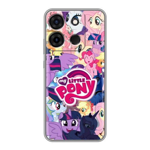 Дизайнерский силиконовый чехол для Infinix Smart 7 My little pony Дружба чудо