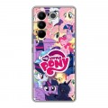Дизайнерский силиконовый с усиленными углами чехол для Vivo V27 My little pony Дружба чудо