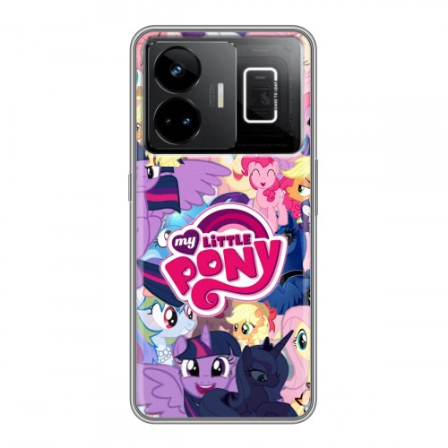 Дизайнерский силиконовый чехол для Realme GT3 My little pony Дружба чудо