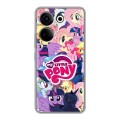 Дизайнерский силиконовый чехол для Tecno Camon 20 My little pony Дружба чудо