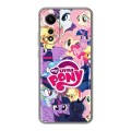 Дизайнерский пластиковый чехол для OPPO A78 4G My little pony Дружба чудо
