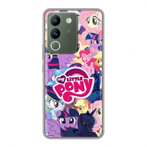 Дизайнерский силиконовый чехол для Vivo V29e My little pony Дружба чудо