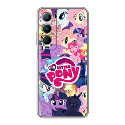 Дизайнерский пластиковый чехол для Realme C65 My little pony Дружба чудо