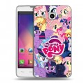 Дизайнерский пластиковый чехол для LG L60 My little pony Дружба чудо