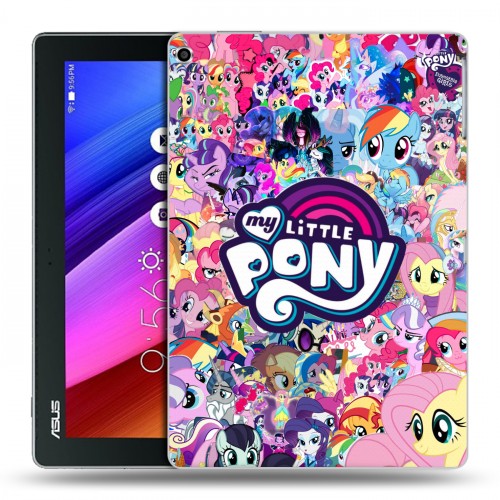 Дизайнерский силиконовый чехол для ASUS ZenPad 10 My little pony Дружба чудо
