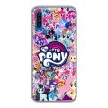 Дизайнерский силиконовый чехол для Samsung Galaxy A50 My little pony Дружба чудо