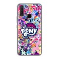 Дизайнерский силиконовый с усиленными углами чехол для Vivo Y17 My little pony Дружба чудо