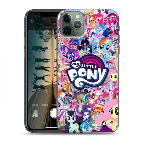 Дизайнерский силиконовый чехол для Iphone 11 Pro My little pony Дружба чудо
