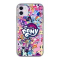 Дизайнерский силиконовый чехол для Iphone 11 My little pony Дружба чудо