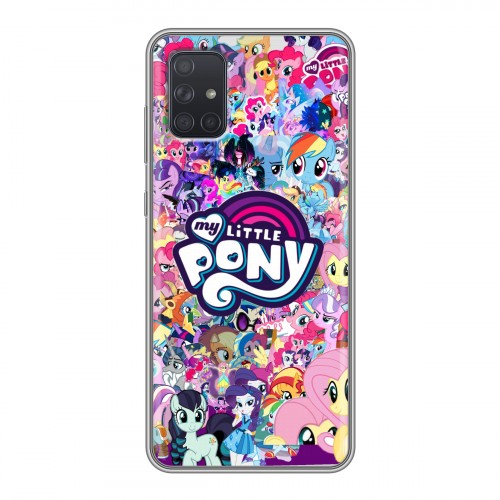 Дизайнерский силиконовый чехол для Samsung Galaxy A71 My little pony Дружба чудо