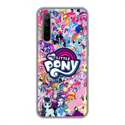 Дизайнерский силиконовый с усиленными углами чехол для Realme 6 My little pony Дружба чудо