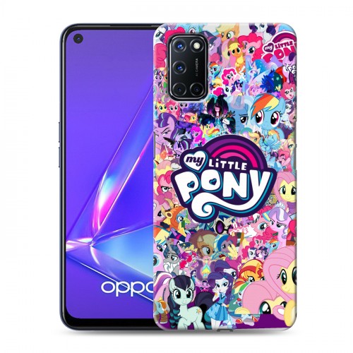 Дизайнерский пластиковый чехол для OPPO A52 My little pony Дружба чудо