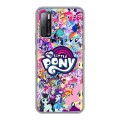 Дизайнерский силиконовый с усиленными углами чехол для Tecno Pouvoir 4 My little pony Дружба чудо