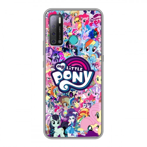 Дизайнерский силиконовый с усиленными углами чехол для Tecno Pouvoir 4 My little pony Дружба чудо