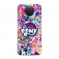 Дизайнерский силиконовый с усиленными углами чехол для Nokia G20 My little pony Дружба чудо