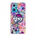 Дизайнерский силиконовый чехол для Realme GT Neo 2 My little pony Дружба чудо