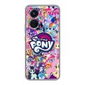 Дизайнерский силиконовый чехол для Vivo T1 My little pony Дружба чудо