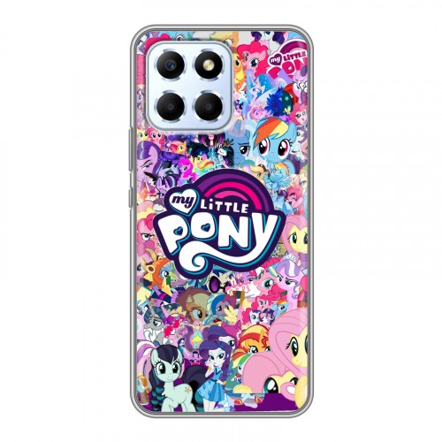 Дизайнерский силиконовый с усиленными углами чехол для Huawei Honor X6 My little pony Дружба чудо