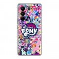 Дизайнерский силиконовый чехол для Vivo V27 My little pony Дружба чудо
