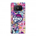 Дизайнерский пластиковый чехол для Huawei Mate X3 My little pony Дружба чудо
