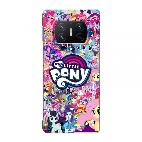 Дизайнерский пластиковый чехол для Huawei Mate X3 My little pony Дружба чудо