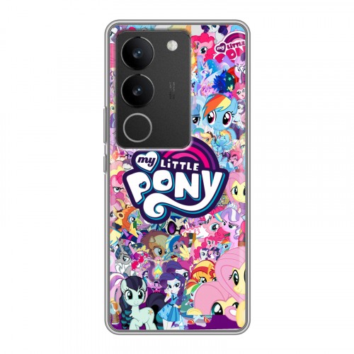 Дизайнерский силиконовый с усиленными углами чехол для Vivo V29 My little pony Дружба чудо