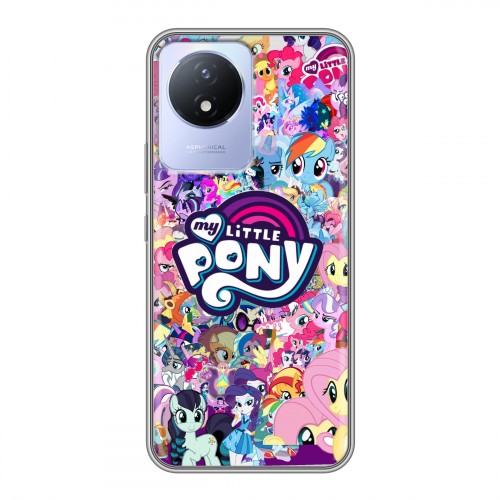 Дизайнерский силиконовый чехол для Vivo Y11 (2023) My little pony Дружба чудо