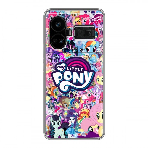 Дизайнерский силиконовый чехол для Realme GT5 My little pony Дружба чудо