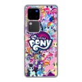 Дизайнерский силиконовый чехол для Vivo V30 Pro My little pony Дружба чудо