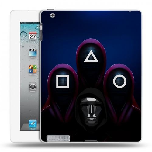 Дизайнерский пластиковый чехол для Ipad 2/3/4 Игра Кальмара
