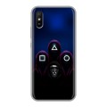 Дизайнерский силиконовый с усиленными углами чехол для Xiaomi RedMi 9A Игра Кальмара