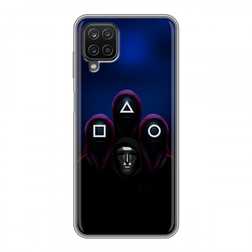 Дизайнерский силиконовый чехол для Samsung Galaxy A12 Игра Кальмара