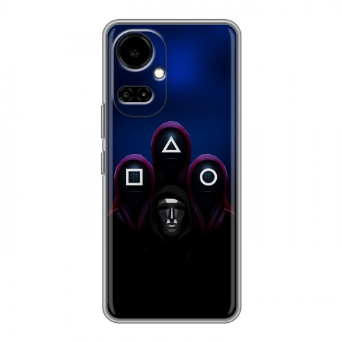 Дизайнерский силиконовый чехол для Tecno Camon 19 Игра Кальмара