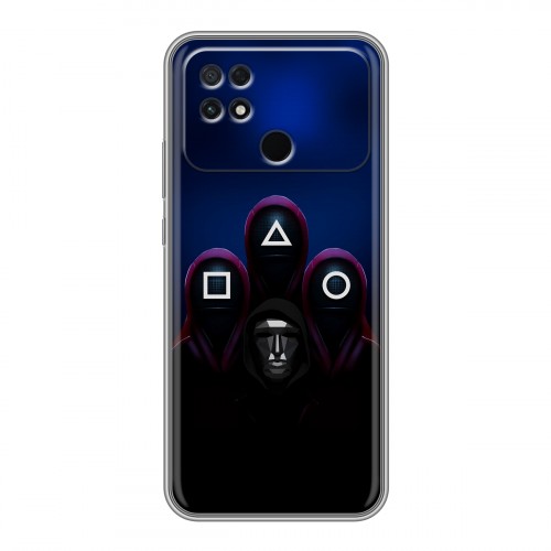 Дизайнерский силиконовый чехол для Xiaomi Poco C40 Игра Кальмара