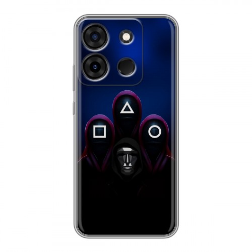 Дизайнерский силиконовый чехол для Infinix Smart 7 Игра Кальмара