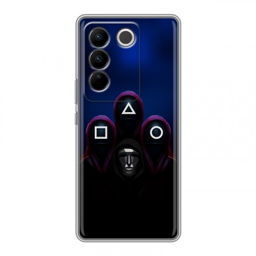 Дизайнерский силиконовый чехол для Vivo V27 Игра Кальмара