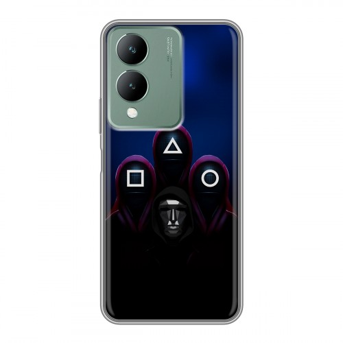 Дизайнерский силиконовый с усиленными углами чехол для Vivo Y17s Игра Кальмара