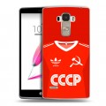 Дизайнерский пластиковый чехол для LG G4 Stylus Флаг Герб СССР