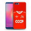 Дизайнерский пластиковый чехол для Huawei Honor View 10 Флаг Герб СССР