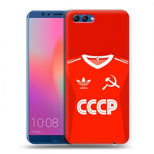 Дизайнерский пластиковый чехол для Huawei Honor View 10 Флаг Герб СССР