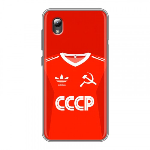 Дизайнерский силиконовый чехол для ZTE Blade A3 (2019) Флаг Герб СССР