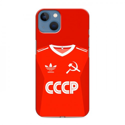 Дизайнерский силиконовый чехол для Iphone 13 Флаг Герб СССР